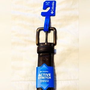 Columbia Brown Leather Belt 30-32